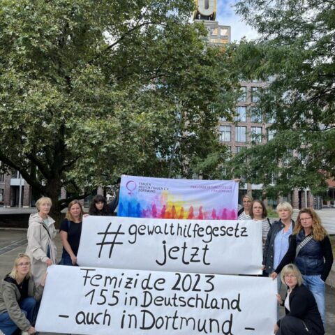 Aktionstag zum Gewalthilfegesetz